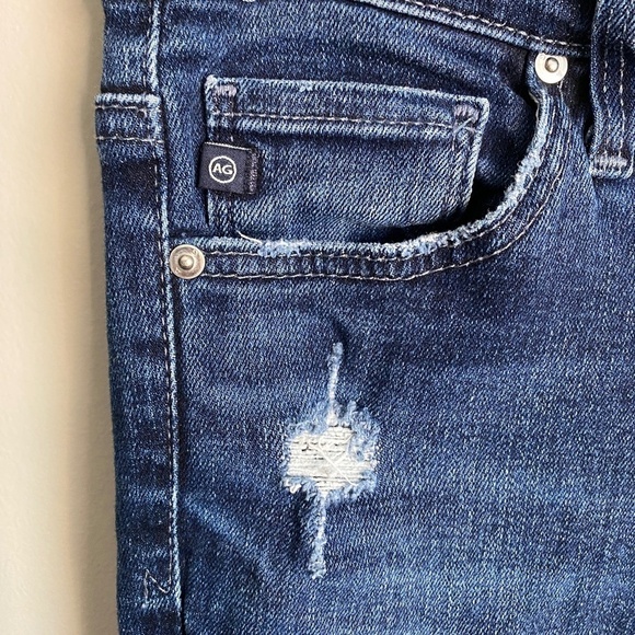 AG Adriano Goldschmied STEVIE Ankle Jeans Slim Straight Size 25R - Picture 4 of 16